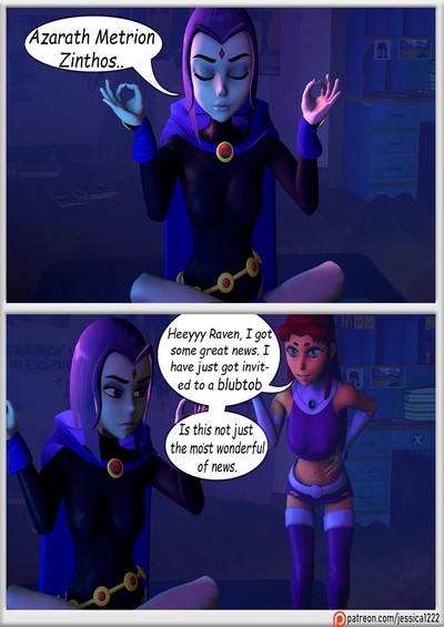 Teen Titans- Raven, Starfire and The Alien Gloryhole - Read Hentai ...
